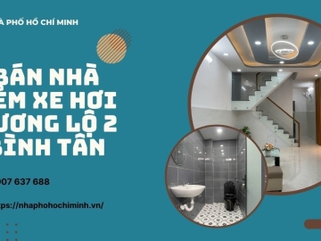 Bán Nhà Hẻm Xe Hơi Hương Lộ 2 Bình Tân, Nhà Mới Đẹp 52m2, Oto Ngủ Trong Nhà, Chỉ 4 Tỷ